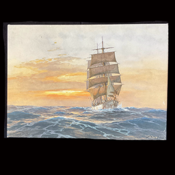 [MAR0271] Gemälde Seefahrt 