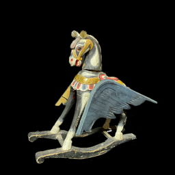 [REQ0473] Antikes Schaukelpferd 