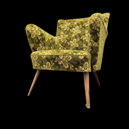 [MBL0367] Retro Sessel grün 