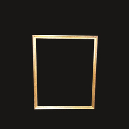 [REQ0498] Bilderrahmen Gold / Rot