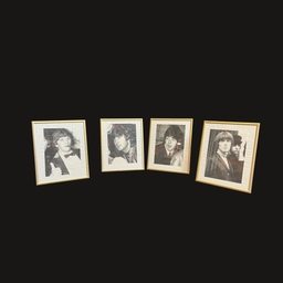 [REQ0505] Beatles Bild in Goldrahmen