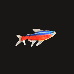 [MAR0316] Kleines Blau-rot-Weißes Fischkissen 