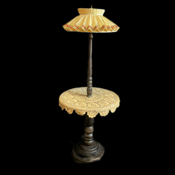 [MBL0434] Tisch mit Lampe 
